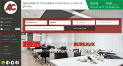 Desktop Screenshot of aicimmobilier.fr